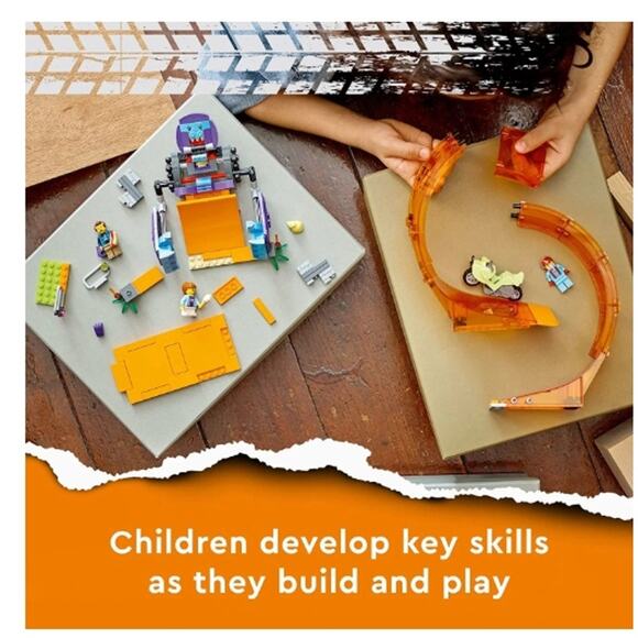 LEGO City Smashing Chimpanzee Stunt Loop, 226 Pieces, NWT - Picture 2 of 3